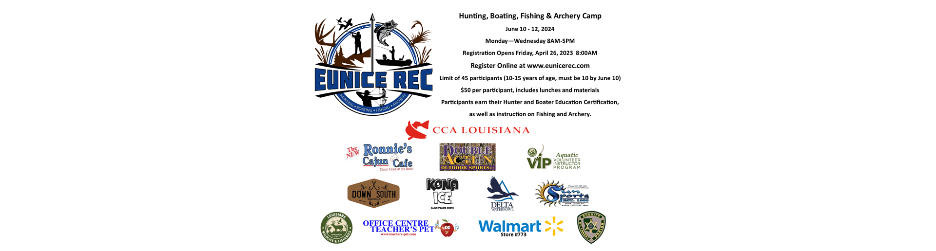 Hunting, Boating, Fishing & Archery Camp