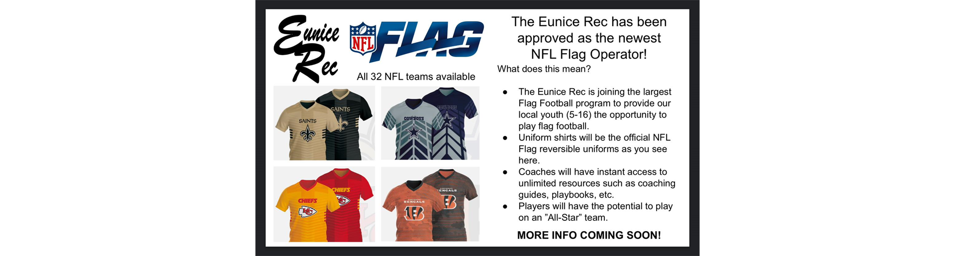 2025 Eunice Rec NFL Flag Football
